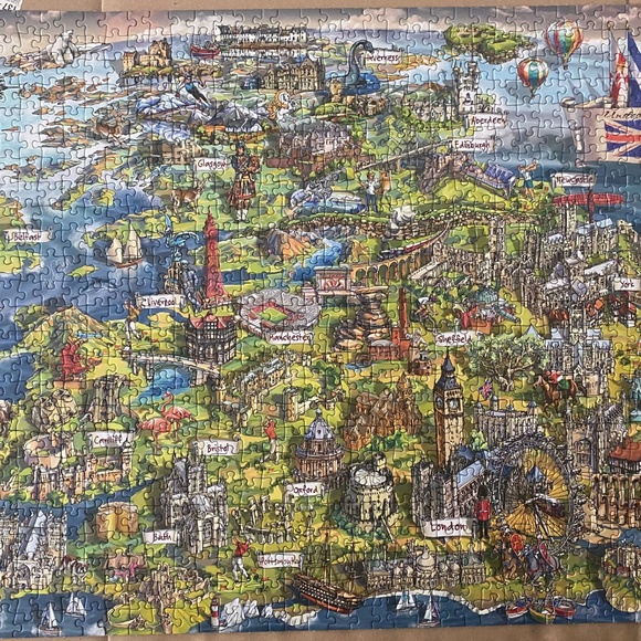 1000 pcs puzzle “Beautiful Britain” - Picture 3 of 3